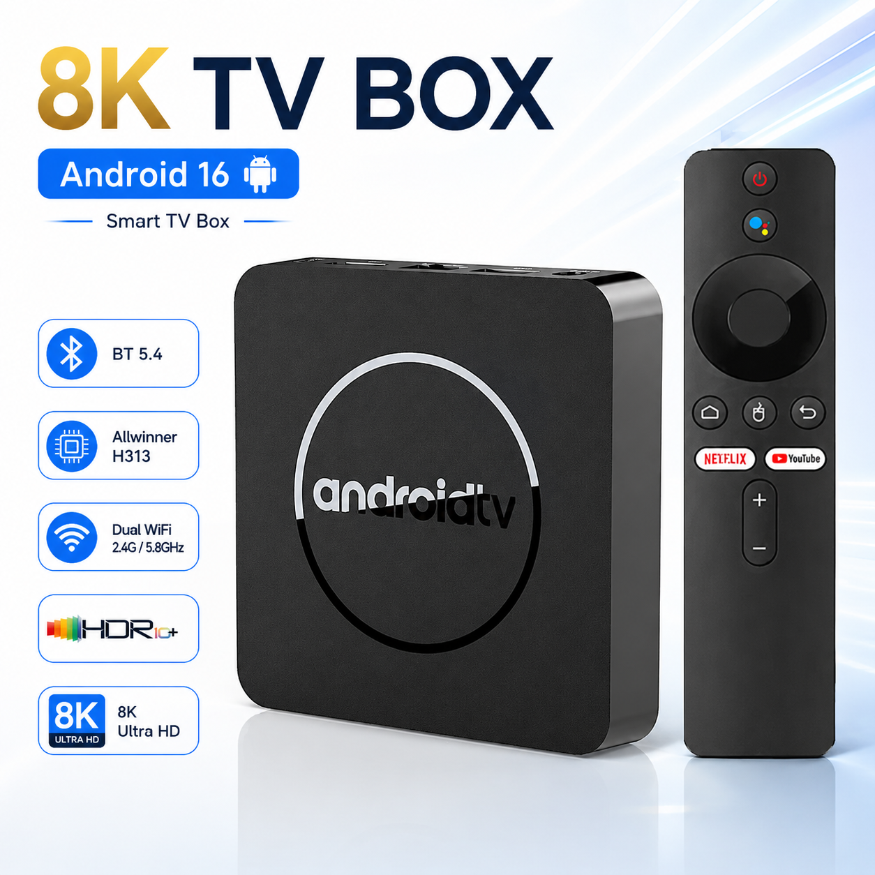 Gaming Console Youtube - Smart TV Box 4K Android 16