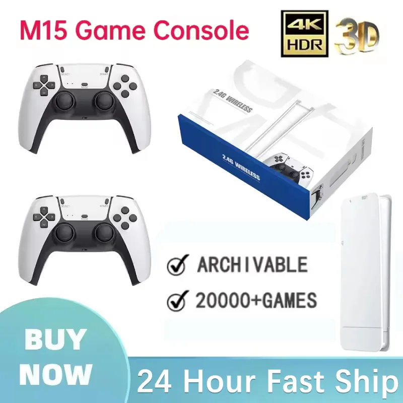 Gaming Console Handheld Retro - Wireless Gamepads M15 Game Stick Mini
