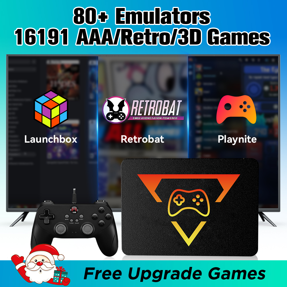 Gaming Console Xbox One - Portable Retro Gaming SSD 80+Emulators for