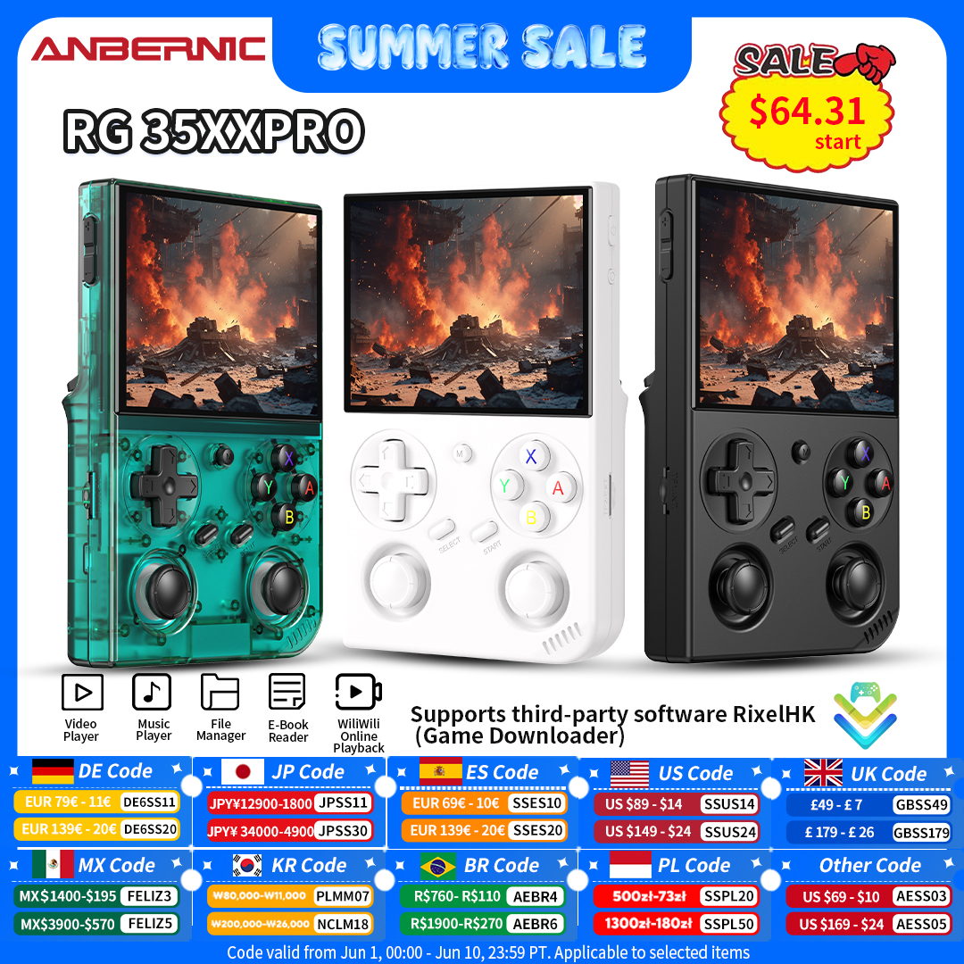 Gaming Console Handheld Retro - Anbernic RG 35XXPro Retro Handheld Game