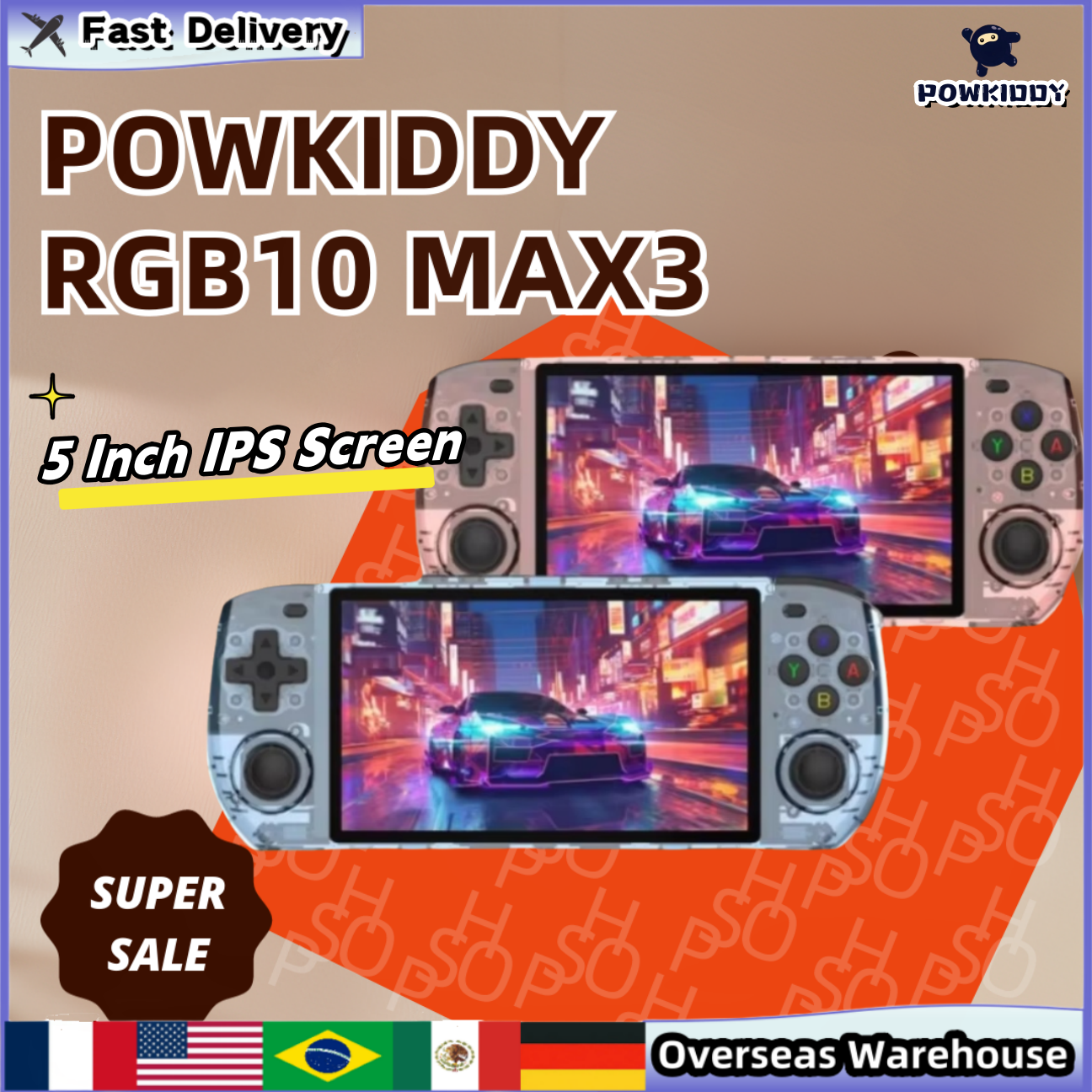 Powkiddy RGB10 Max3 Handheld G – обзор и цена Gaming Console Handheld Android