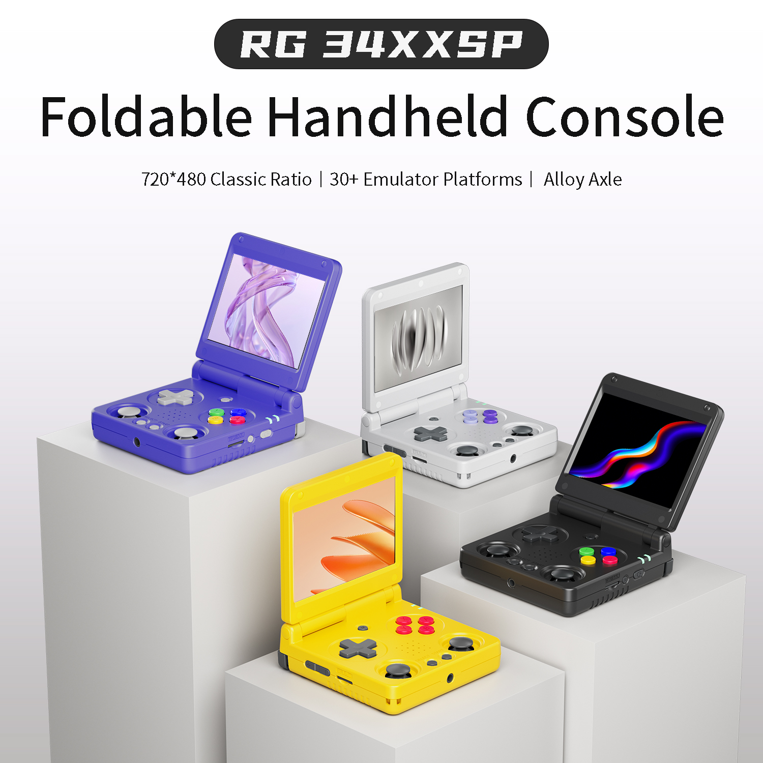 Anbernic RG34XXSP RG35XXSP Fli – обзор и цена Gaming Console Handheld Retro