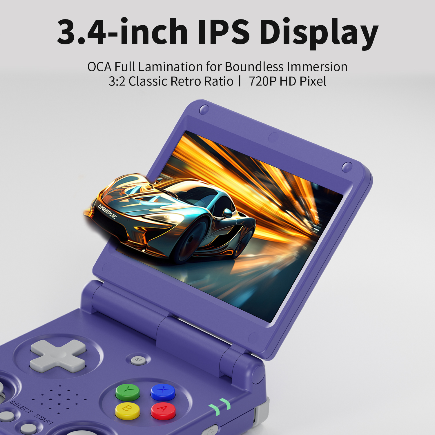 Anbernic RG34XXSP RG35XXSP Fli – обзор и цена Gaming Console Handheld Retro