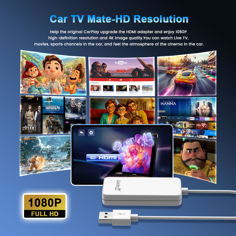 CarlinKit Car TV Mate Adapter  – обзор и цена Gaming Console Youtube