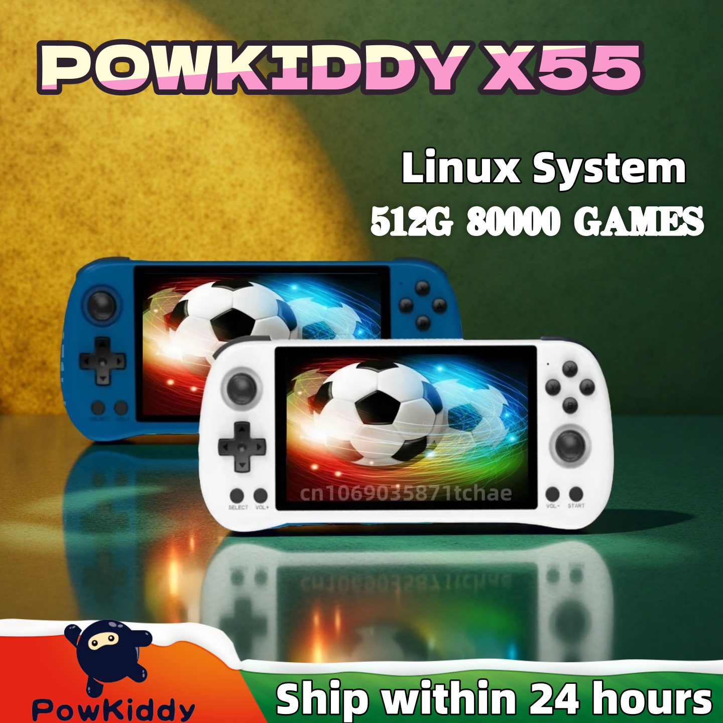 POWKIDDY X55 Handheld Game Con – обзор и цена Gaming Console Handheld Android