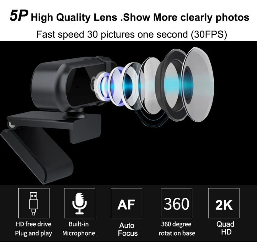 4K 2K Autofoucs Webcam 30fps F – обзор и цена Gaming Console Youtube