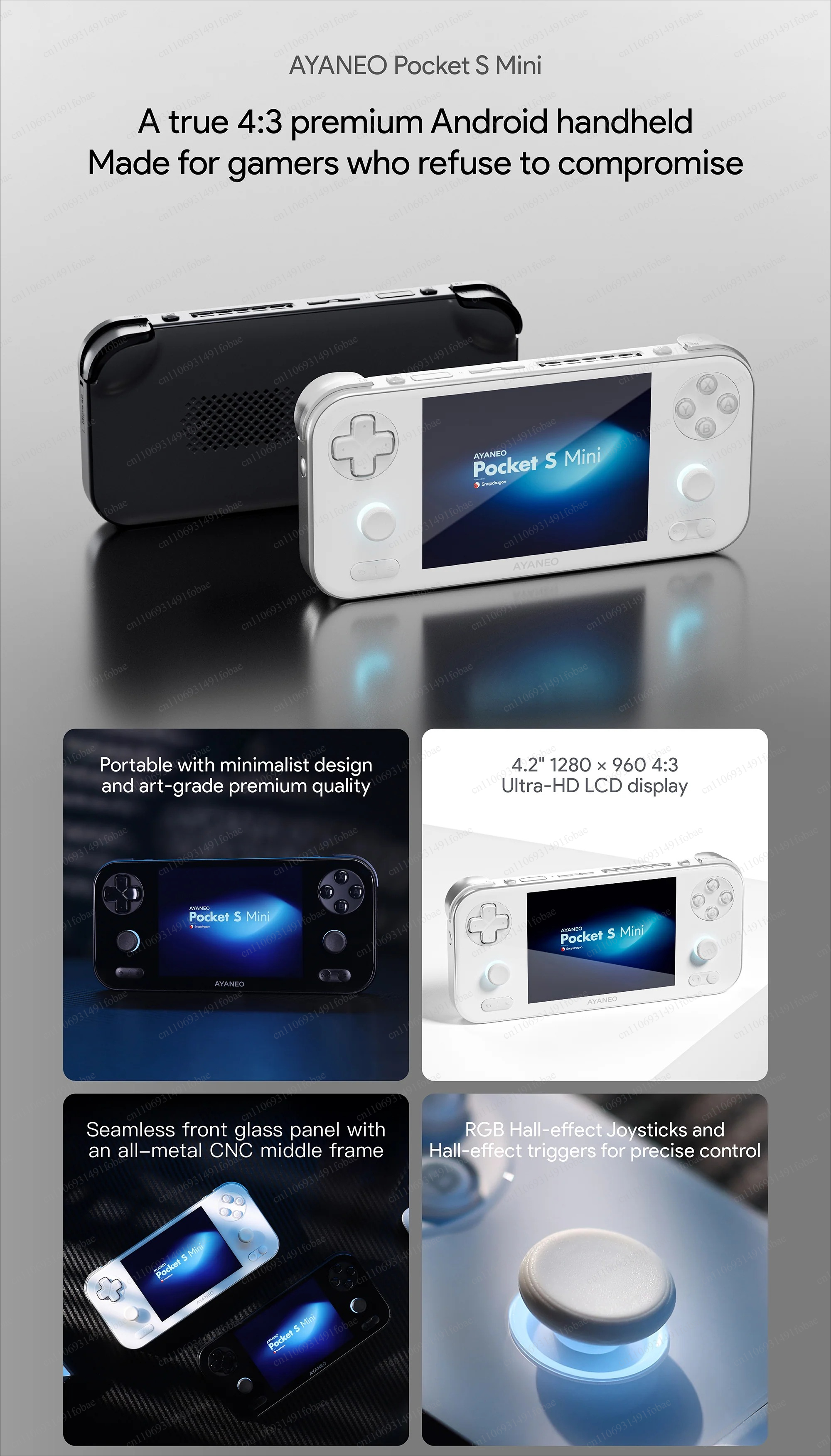 AYANEO Pocket S Mini Retro Han – обзор и цена Gaming Console Handheld Retro