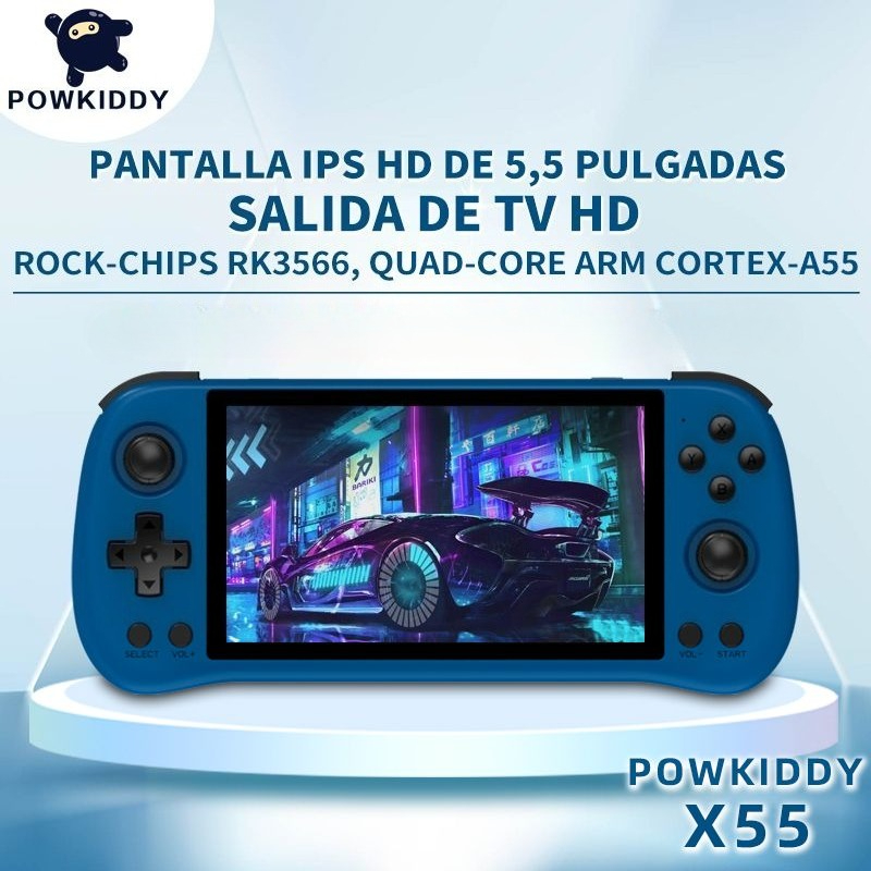 Powkiddy X55 Handheld Game Con – обзор и цена Gaming Console X55