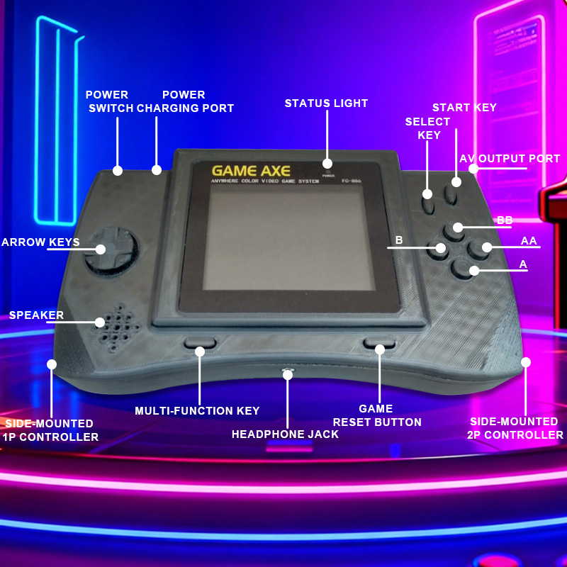 PFT Elite 4-Inch Handheld Arca – обзор и цена Gaming Console Handheld Retro