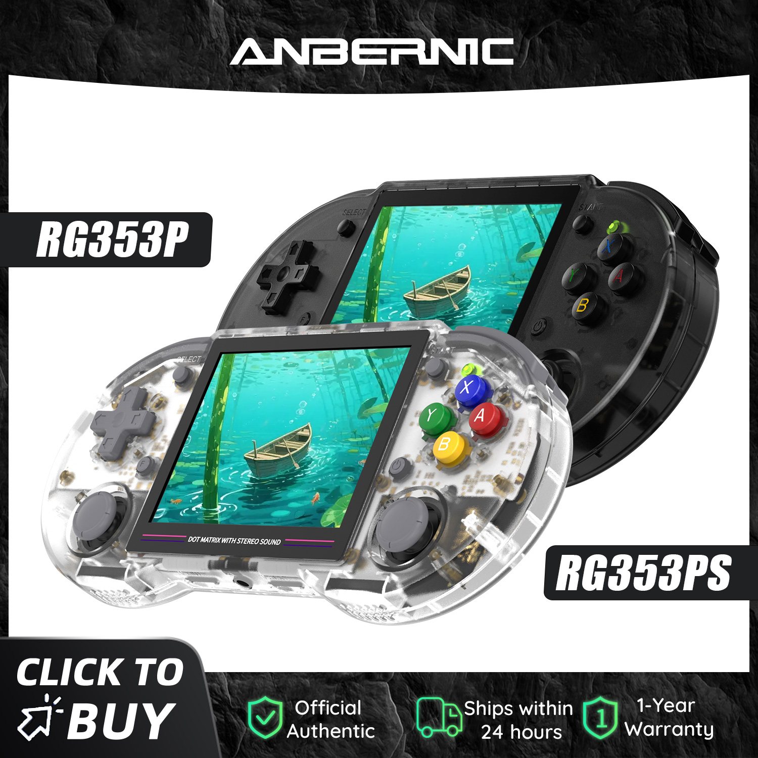 Anbernic  RG353P RG353PS 64 Bi – обзор и цена Gaming Console Handheld Android