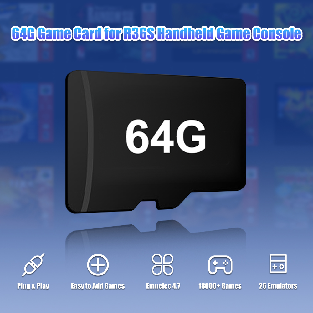 64G Game TF Card for R36S Vide – обзор и цена Gaming Console Handheld Retro
