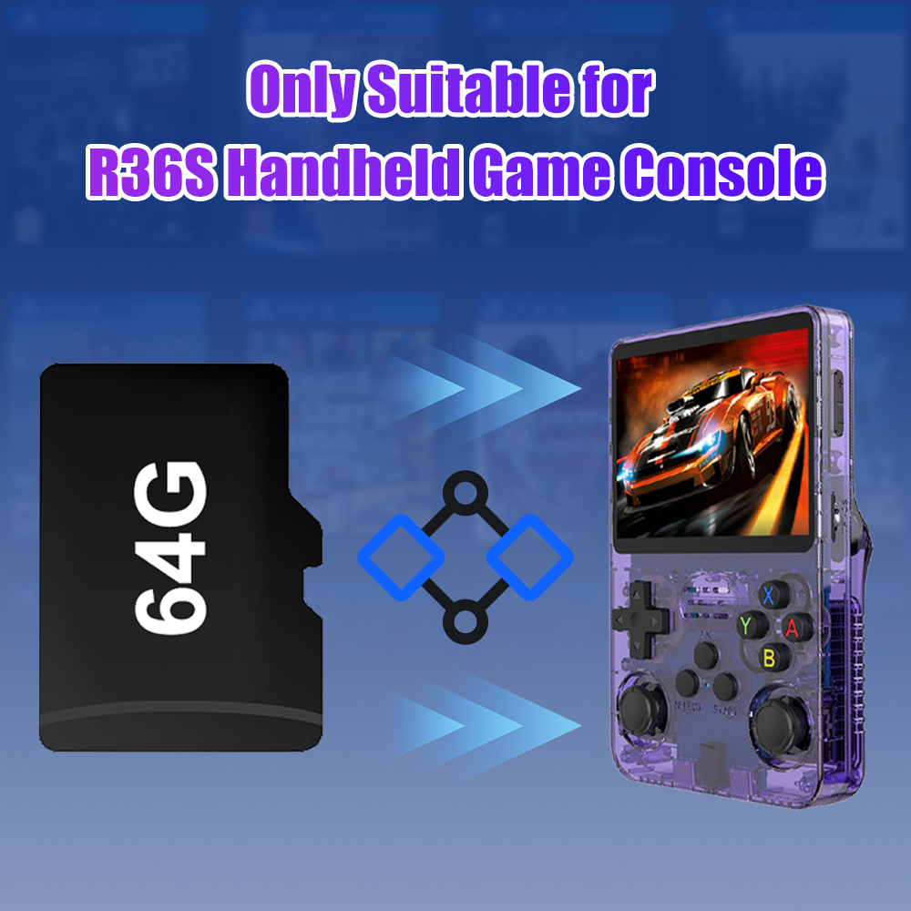 64G Game TF Card for R36S Vide – обзор и цена Gaming Console Handheld Retro