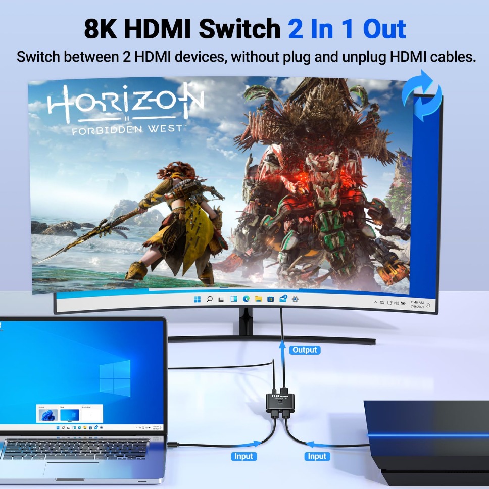 HDMI Switch Splitter 8K 60Hz 4 – обзор и цена Gaming Console Latest