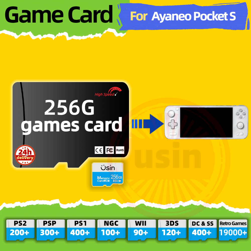 Game Card For Ayaneo Pocket S  – обзор и цена Gaming Console Handheld Retro