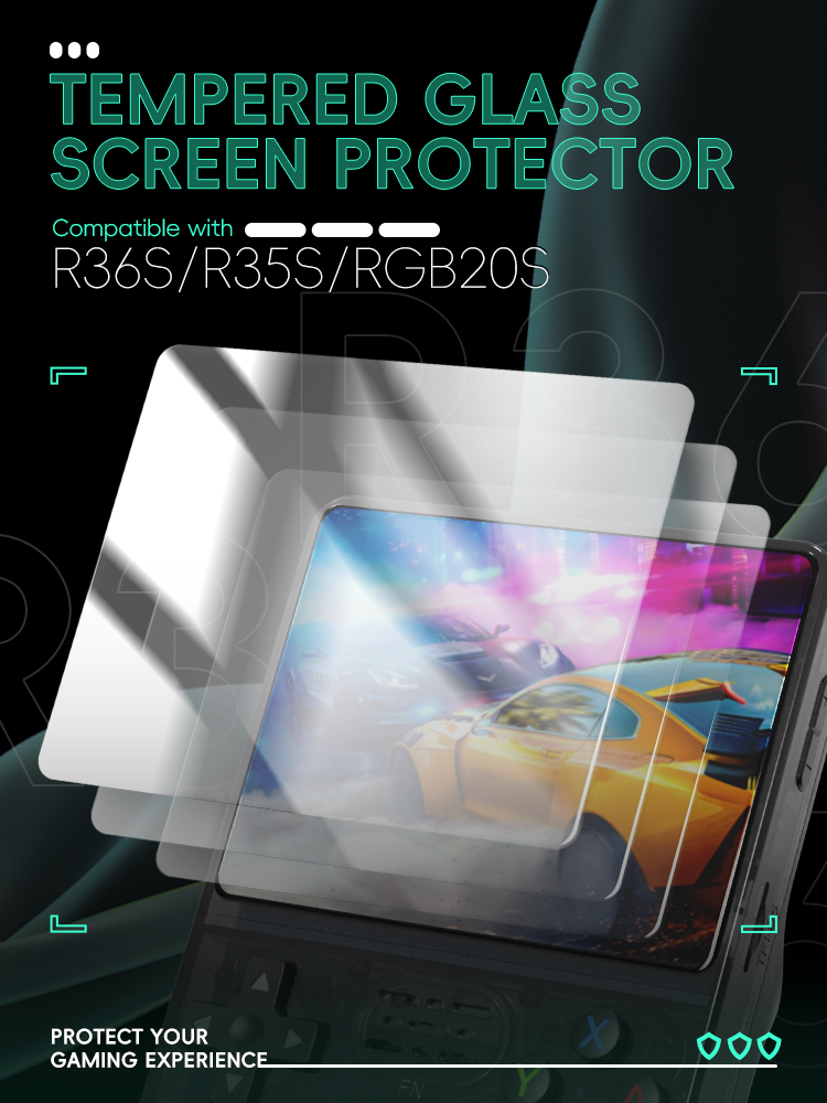 DATA FROG Tempered Glass Scree – обзор и цена Gaming Console Handheld Retro