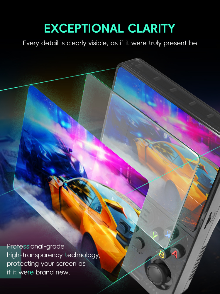 DATA FROG Tempered Glass Scree – обзор и цена Gaming Console Handheld Retro