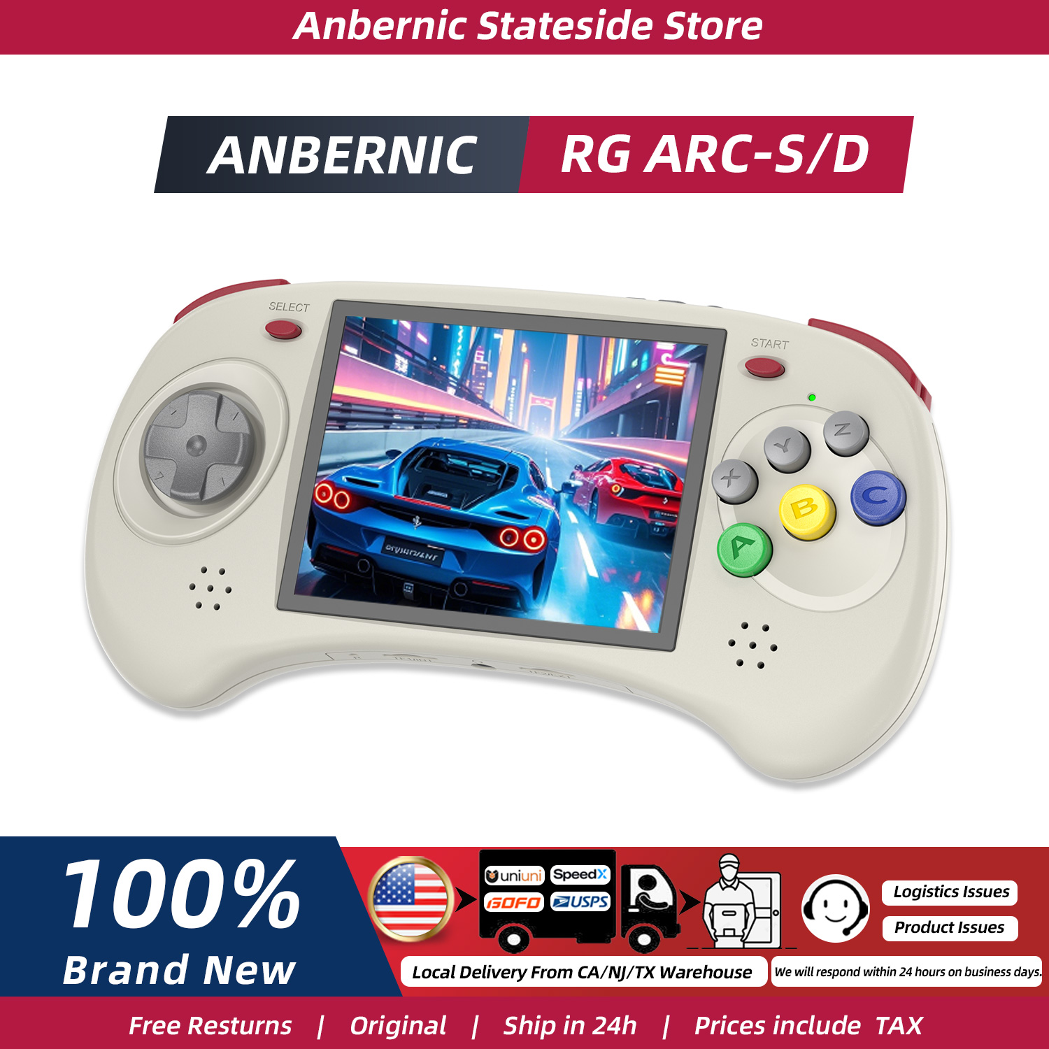 ANBERNIC RG ARC-D RG ARC-S Ret – обзор и цена Gaming Console Handheld Android
