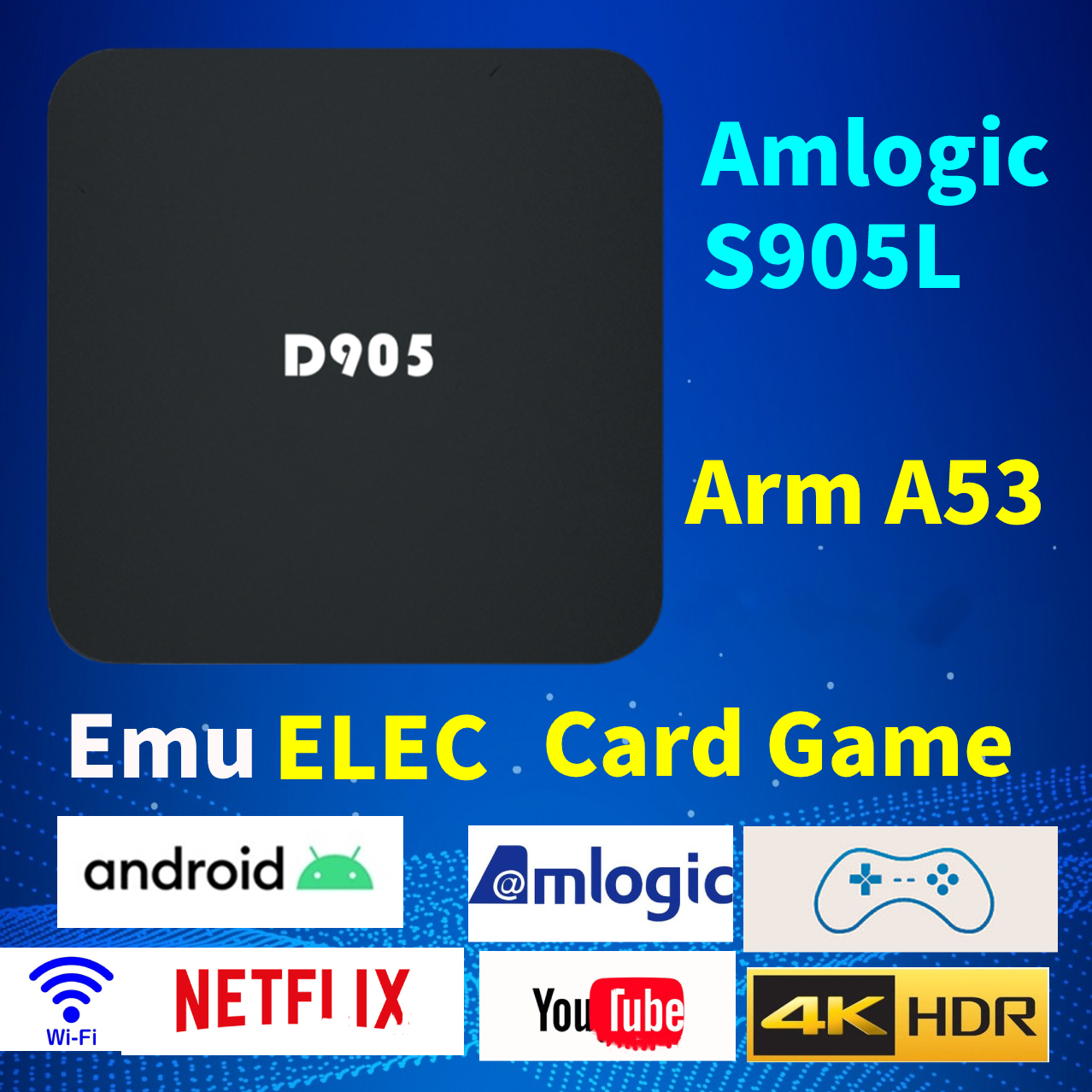10PCS  Only  BOX  For D905 4K  – обзор и цена Gaming Console Youtube